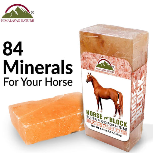 Horse Licking Salt - 5 lbs | HIMALAYAN NATURE